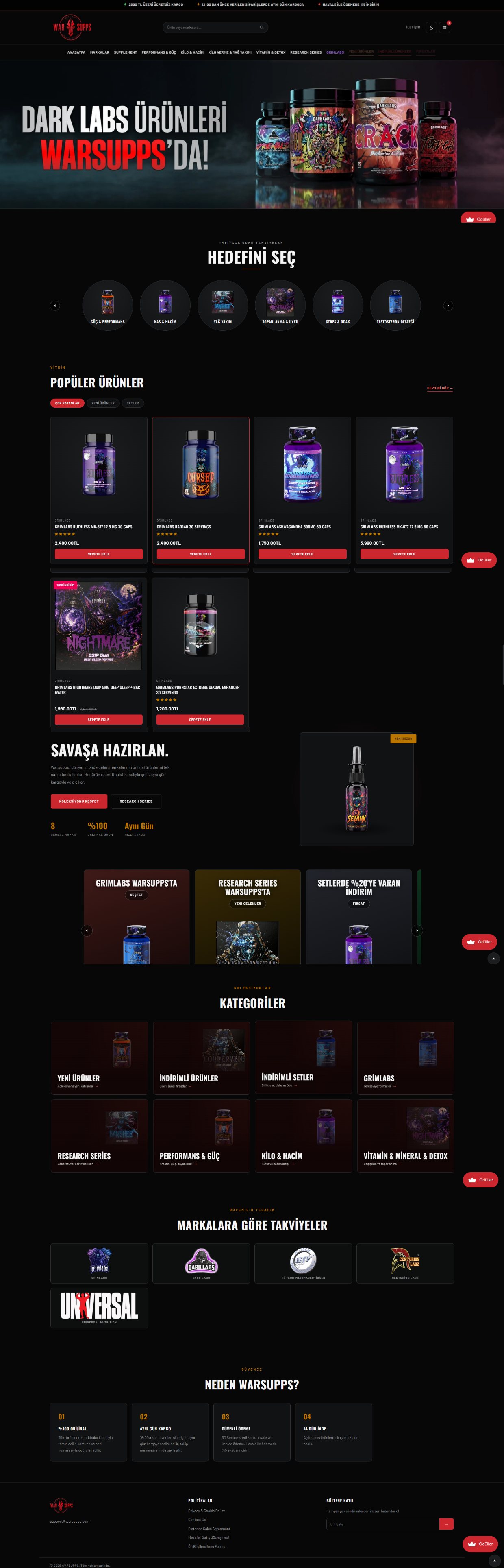 WAR Supps