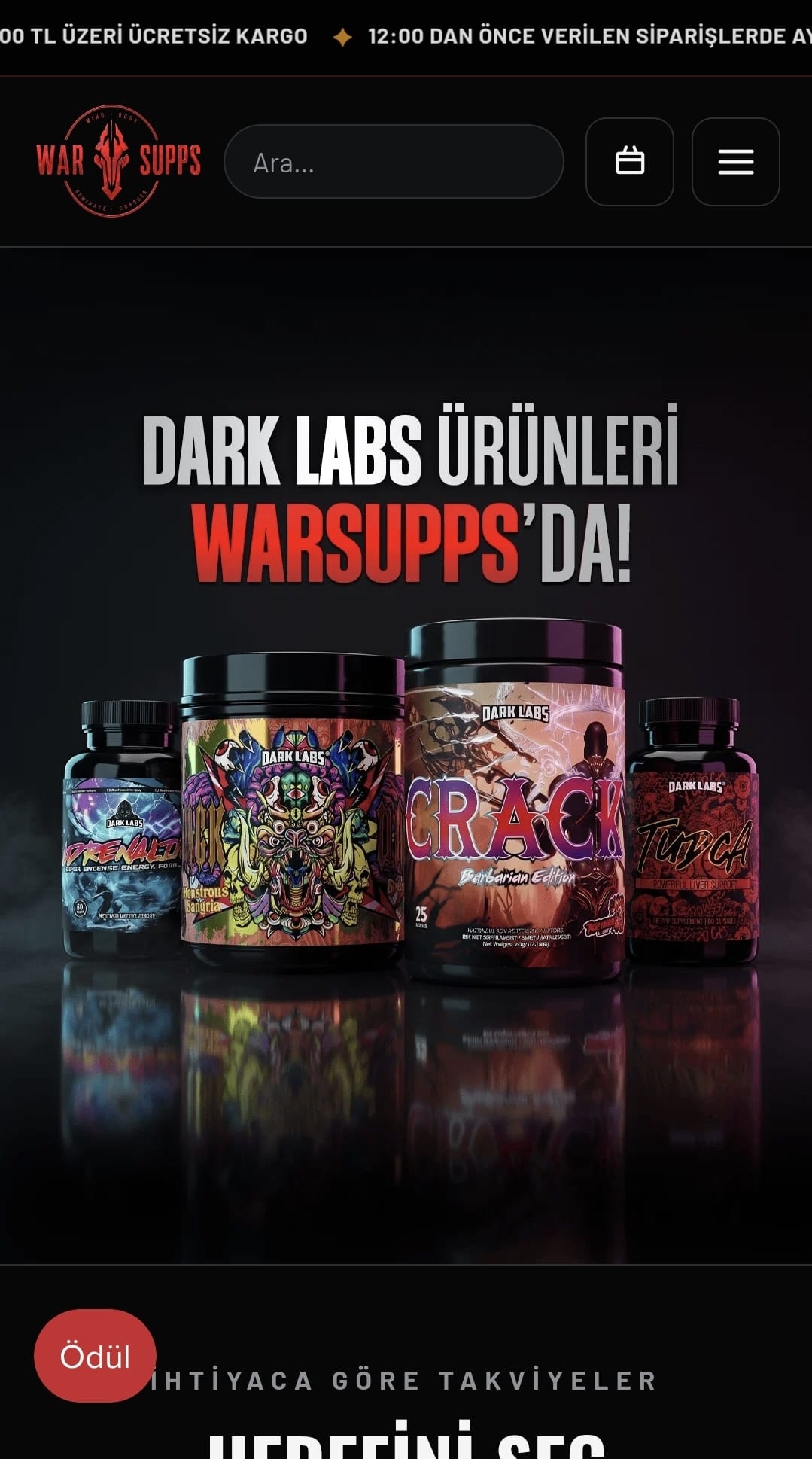 WAR Supps mobil